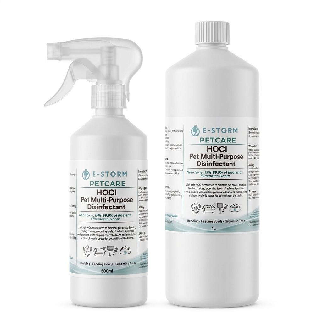 Pet Multi-Purpose Disinfectant Starter Kit - 500ml Spray and 1L Refill